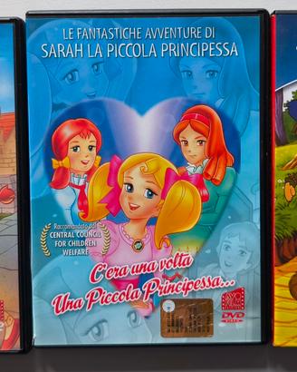 lotto 3 dvd cartoni animati Sarah, Pinocchio, Oz