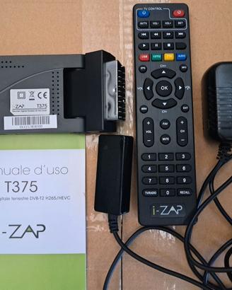Decoder TV Digitale Terrestre DVB T2 HD i-ZAP