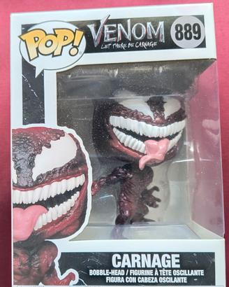 Funko Pop #889 di Carnage, dal film Venom, nuova
