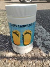 cloro per piscina tavolette da 200  gr
