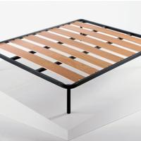 Struttura letto matrimoniale doghe legno