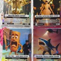 4 Carte Brainrot NUCLEARE "SENZA P" Serie Beta 