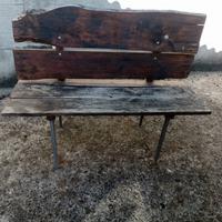 Panca artigianale in legno