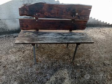 Panca artigianale in legno