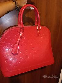 borsa Louis Vuitton Alma PM in Monogram Vernis fuc