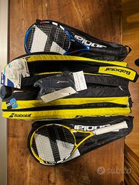 Lotto tennis babolat x 2 racchette+borsone+acc.