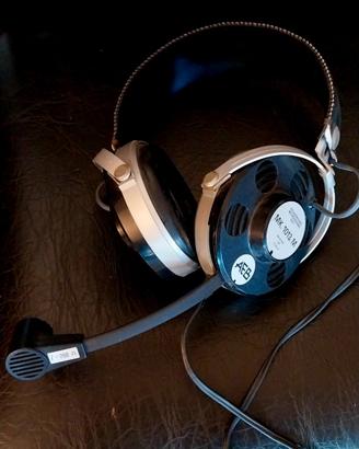 CUFFIA STEREO VINTAGE CON MICROFONO