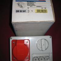 Presa interbloccata Gewiss 66041        3P+T (NUOV