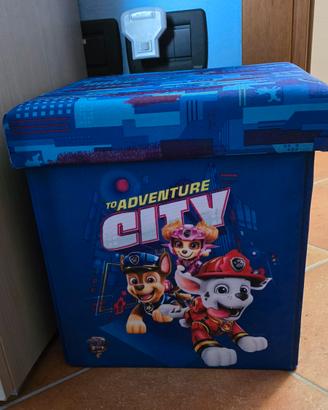 pouf contenitore Paw Patrol 