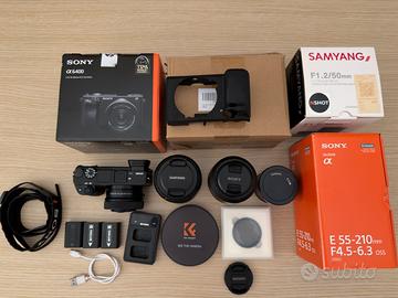 Sony a6400 kit + accessori