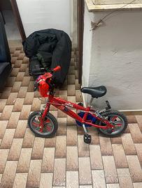 Bici spiderman per bambini dai 3 ai 5 anni