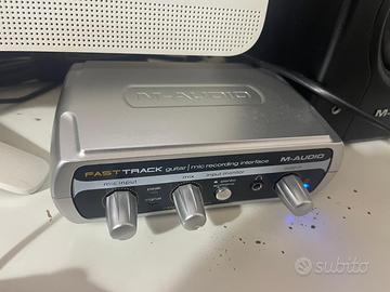Scheda audio M-Audio FastTrack funzionante