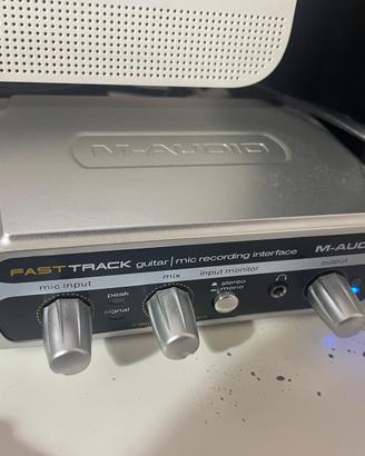 Scheda audio M-Audio FastTrack funzionante