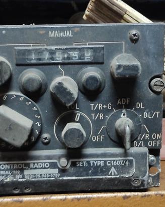 Pannello Radio Militare Vintage Plessey C1607/4