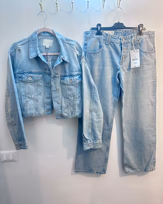 Completo Zara  denim jeans taglia M