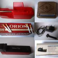 MACCHINETTA PER SIGARETTE ELETTRICA + 3 KIT MANUAL