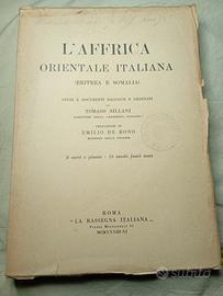 l'Africa orient.Italiana (Eritrea e Somalia)  1933
