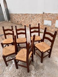 Sedie in legno pesante