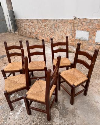 Sedie in legno pesante