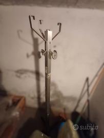 Attaccapanni alluminio /  design anni 70