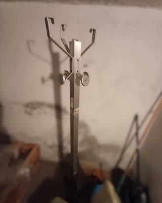 Attaccapanni alluminio /  design anni 70