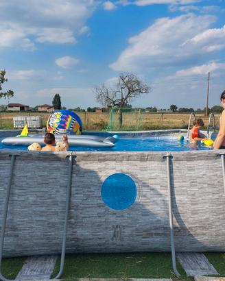 Piscina Ovale 488×305x107cm. Steel Pro Max Bestway