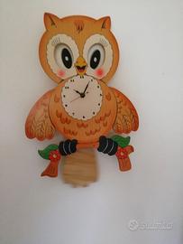 Orologio a pendolo da parete in legno