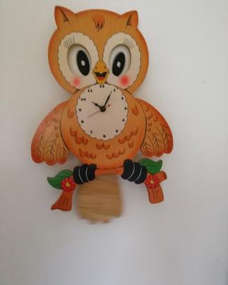 Orologio a pendolo da parete in legno