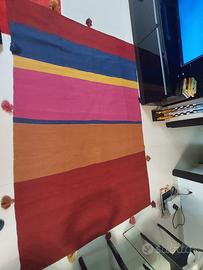Tappeto in tessuto multicolor