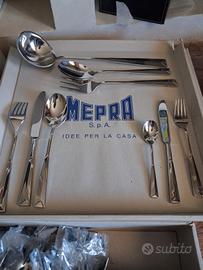 set posate Mepra acciaio inox 18/10 75 pezzi