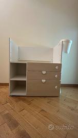 Fasciatoio småstad IKEA con vassoio