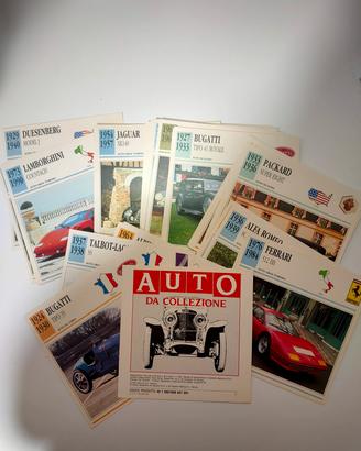 schede auto da collezione DeAgostini 1992