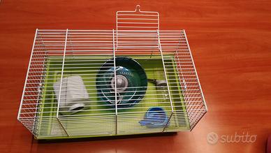 Gabbia per criceto e trasportino