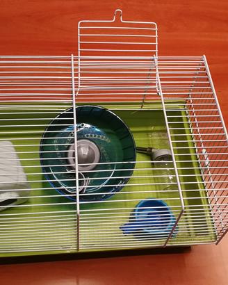 Gabbia per criceto e trasportino