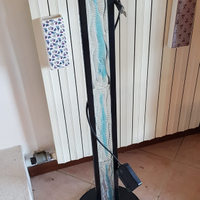Piantana da salotto vetro e ferro