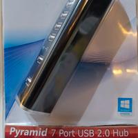 Hub 7 porte usb 2.0 Trust Pyramid