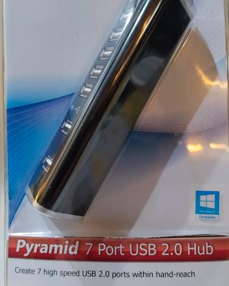 Hub 7 porte usb 2.0 Trust Pyramid