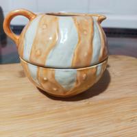 Lattiera e zuccheriera in ceramica