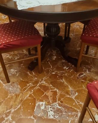 Tavolo tondo allungabile