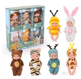 Bambola Mini Bebè con Tutina