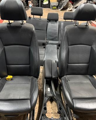 BMW serie 3 E91 Interni completi misto-pelle neri