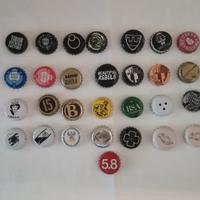 Tappi birra usati da collezione