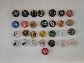 Tappi birra usati da collezione
