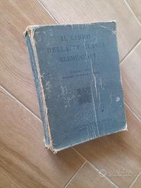 antico libro quarta elementare