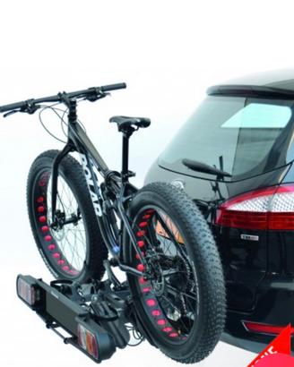 Portabiciclette per auto con gancio traino