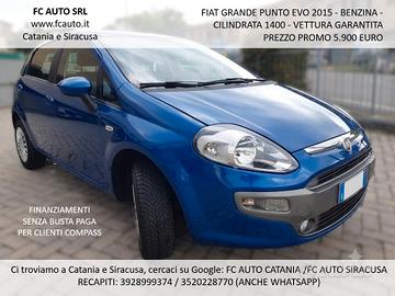 Fiat Punto 1.4 8V 5 porte Easypower Lounge 2015