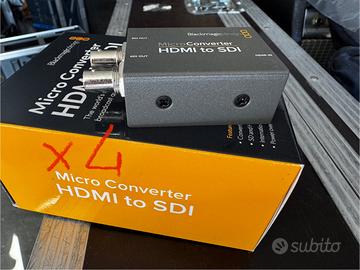 4 x Blackmagic micro converter HDMI to SDI con PSU