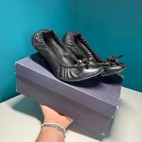 Scarpe Donna décolleté Donna Più Pelle Nera tg 39