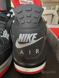 Nike Air Jordan 4 Retro Bred 2019 OG Black Red