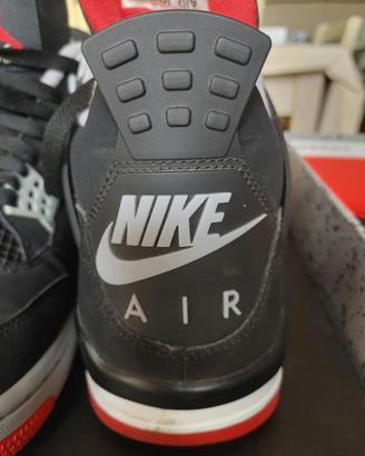 Nike Air Jordan 4 Retro Bred 2019 OG Black Red